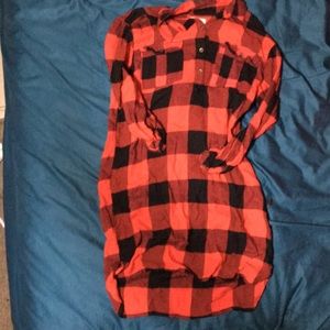 Girls flannel dress